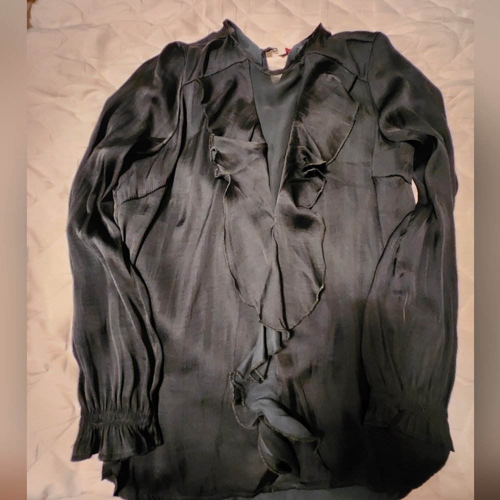 Dark green blouse